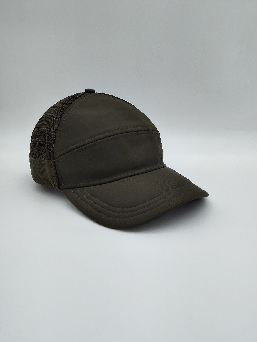 LULULEMON Olive Green Mesh Back Snapback Running Baseball Cap Hat NWOT